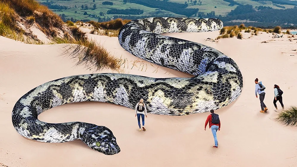 Python Anakonda Schlange frisst