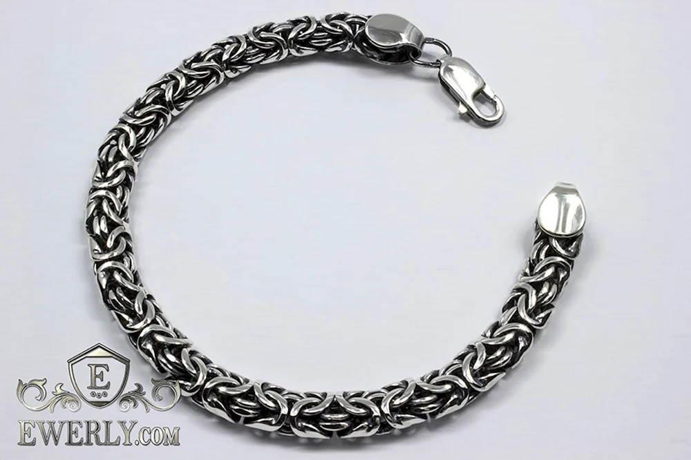 Armband Fuchsschwanz Silber