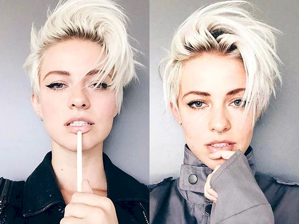Kurzer Pixie Haarschnitt