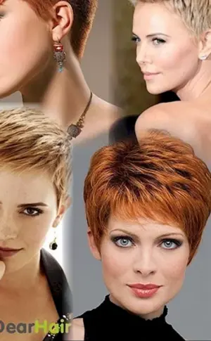 Kurze modellierende Haarschnitte für Frauen