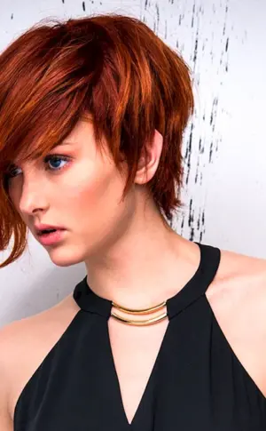 Asymmetrischer Kurz Bob asymmetrisch