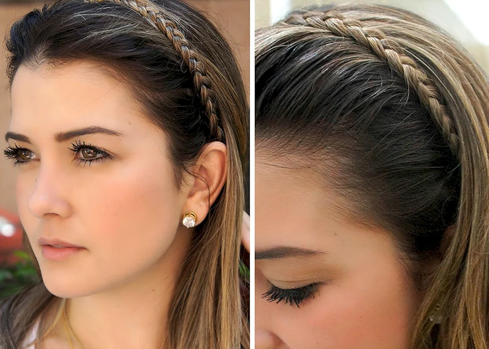Japanische Stäbe für Haare mit Zöpfen