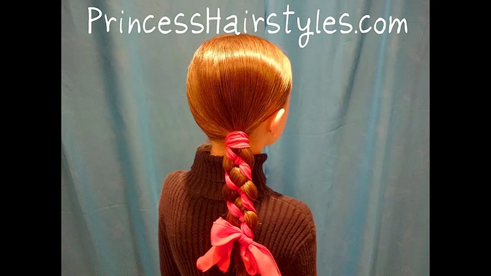 Haare mit Bändern für Mädchen