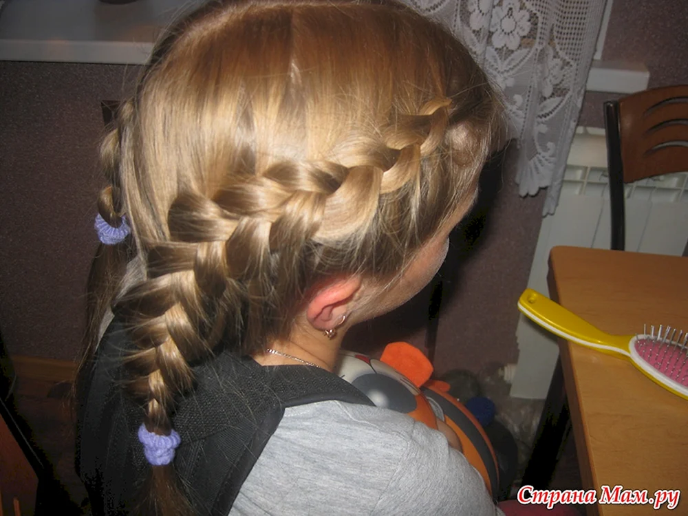 Mädchenfrisuren mit Zöpfen