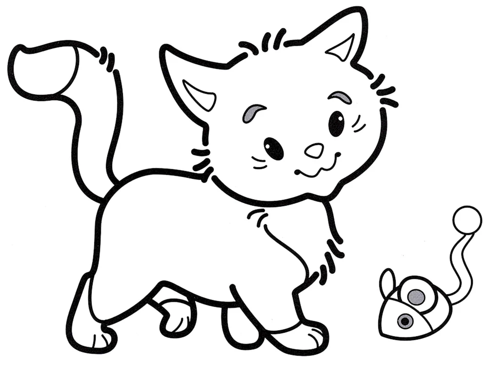 Katze zum Ausmalen