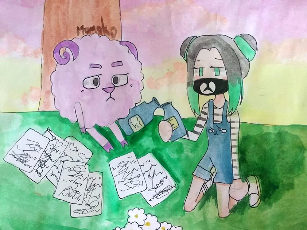 Lana und Yoshi und Eva