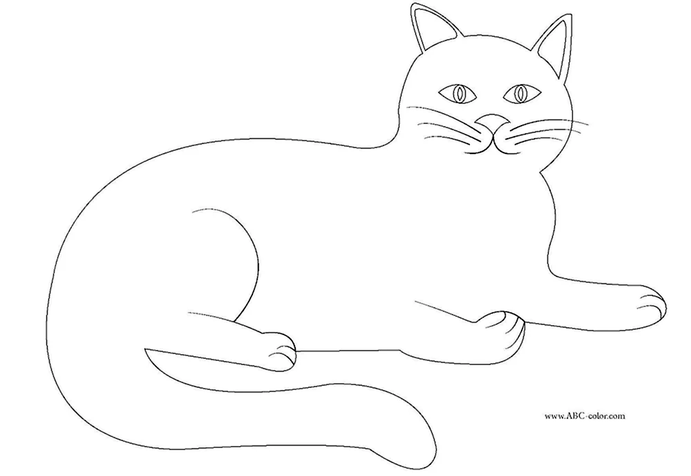 Katzen. Ausmalen