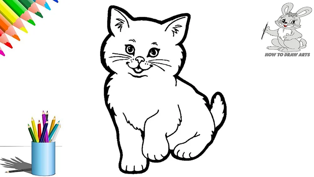 Katzen. Ausmalen