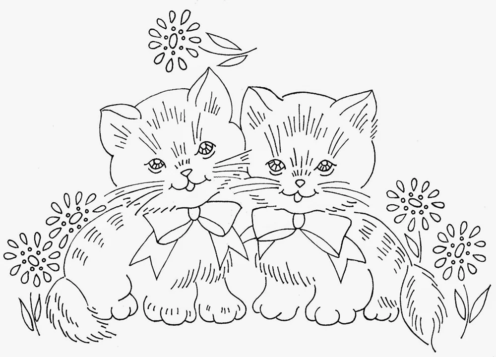 Katzen. Ausmalen