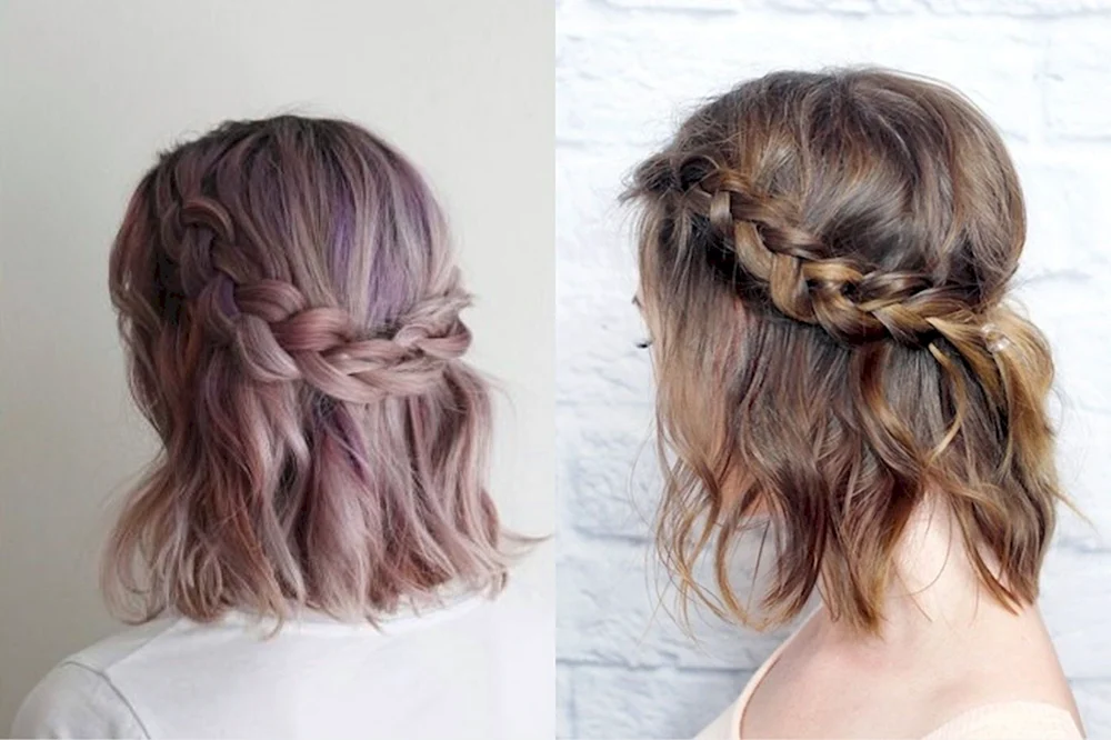 Flechtfrisuren für kurze Haare für jeden Tag