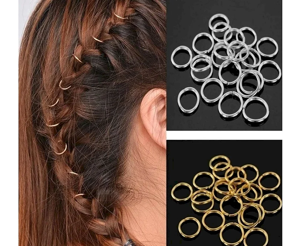 Zopfzöpfe mit Ringen