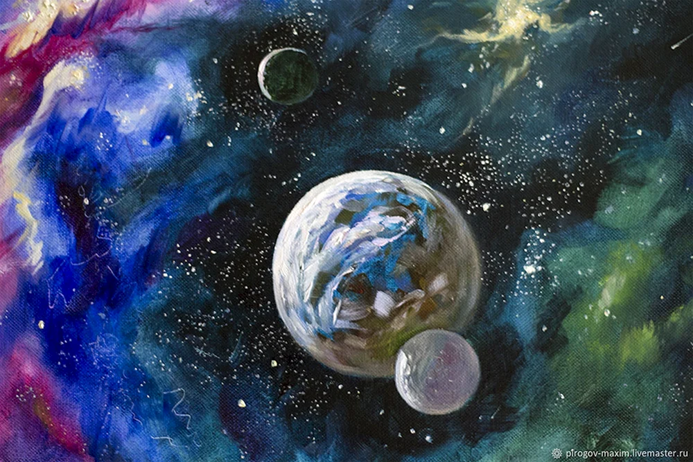 Alexei Kashpersky Weltraumlandschaft