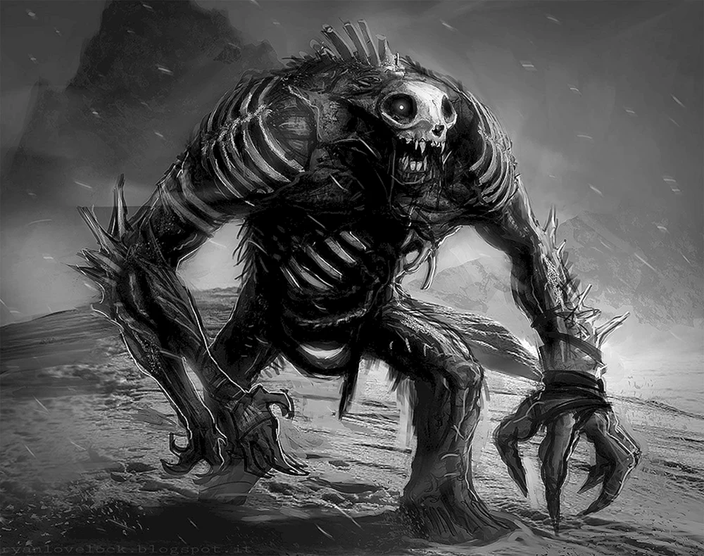 Bone Golem Art