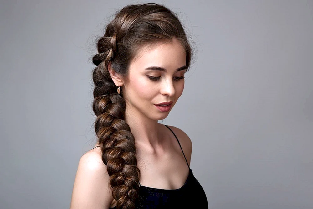 Flechtfrisuren mit Zöpfen