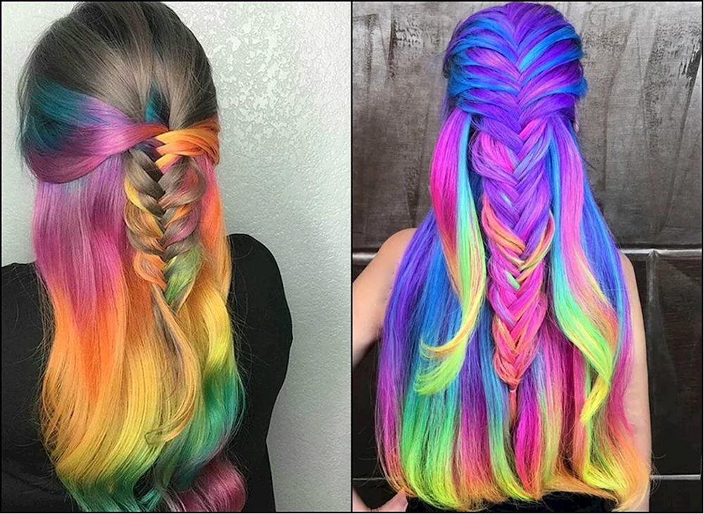 Braid Wasserfall 2 Zöpfe mit Kanekalon