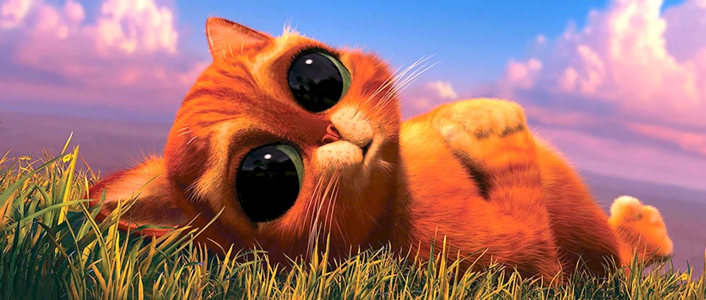 Stiefelkater Shrek Augen