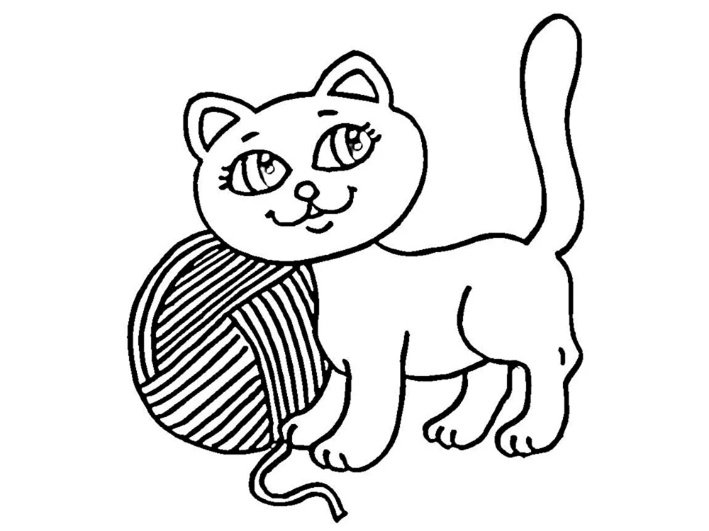 Katzen. Ausmalen