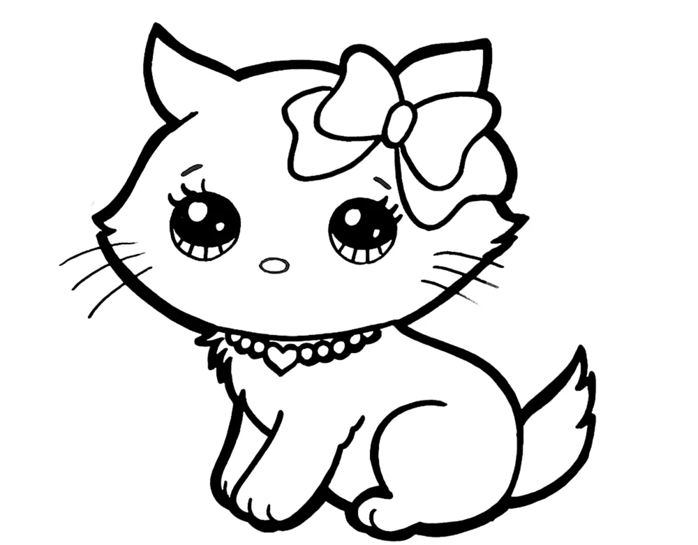 Katzen. Ausmalen