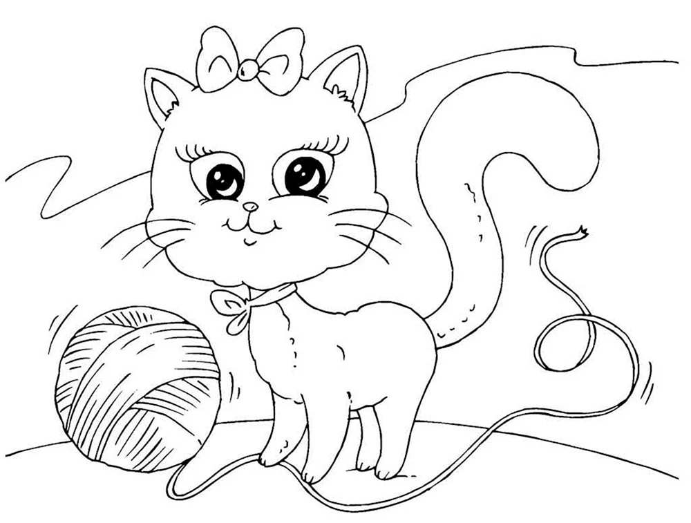 Katzen. Ausmalen