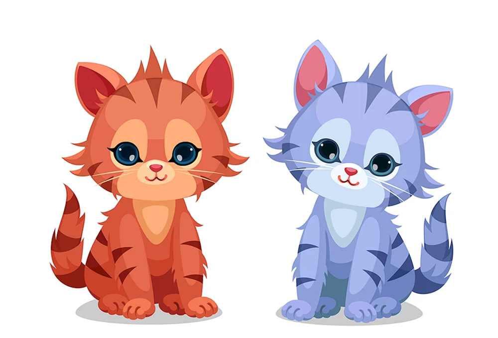 Rote Katze Cartoon