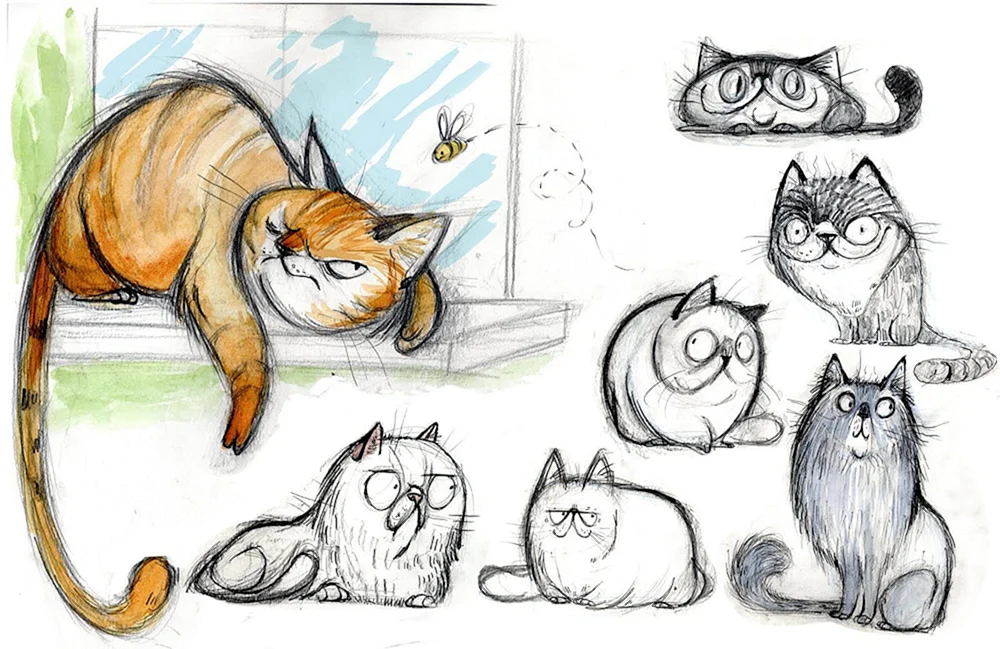 Katzenzeichnung