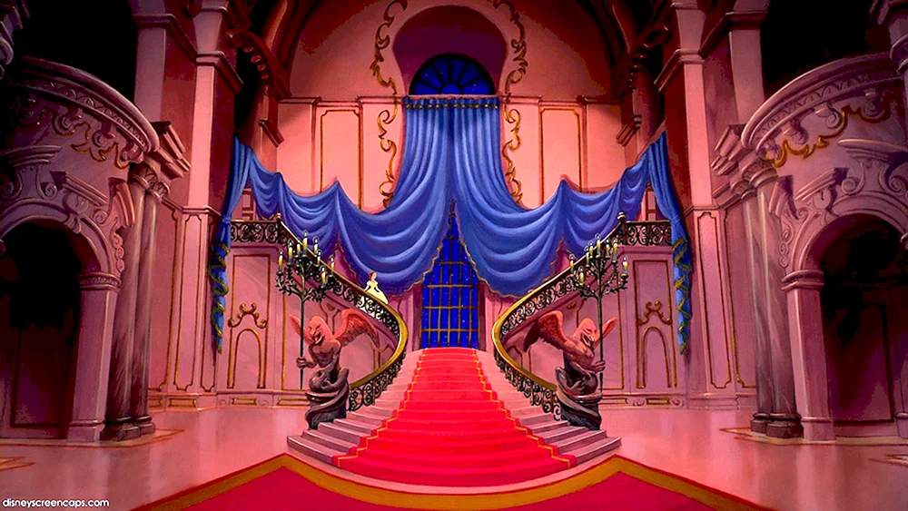 Die Schöne und das Biest Cartoon Palast