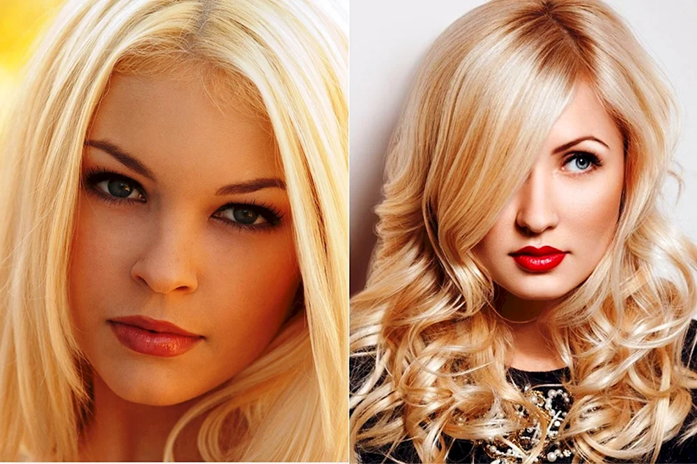 Blond gefärbt