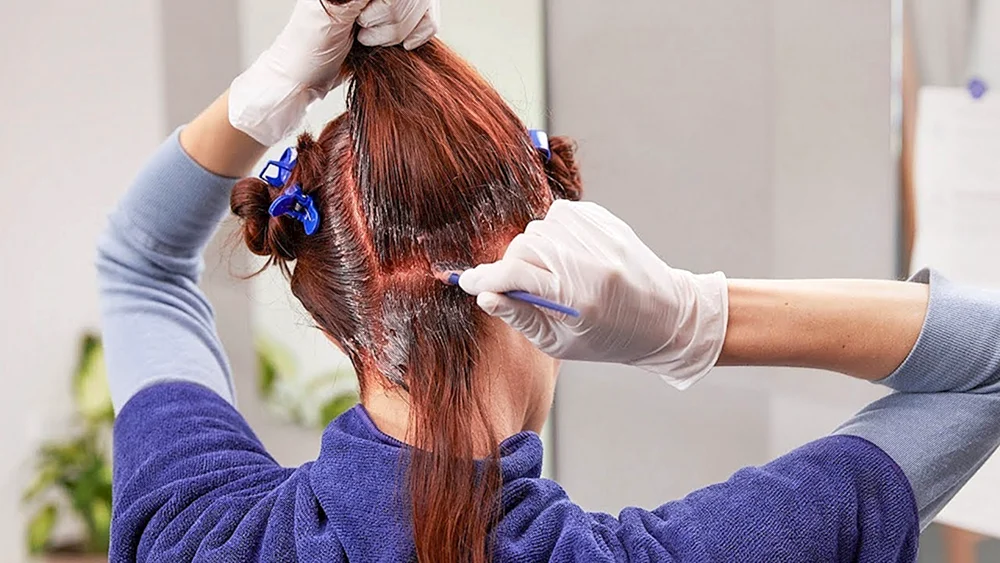 Braunes Haar