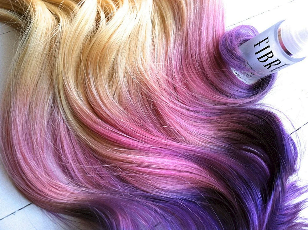 Gefärbtes Haar