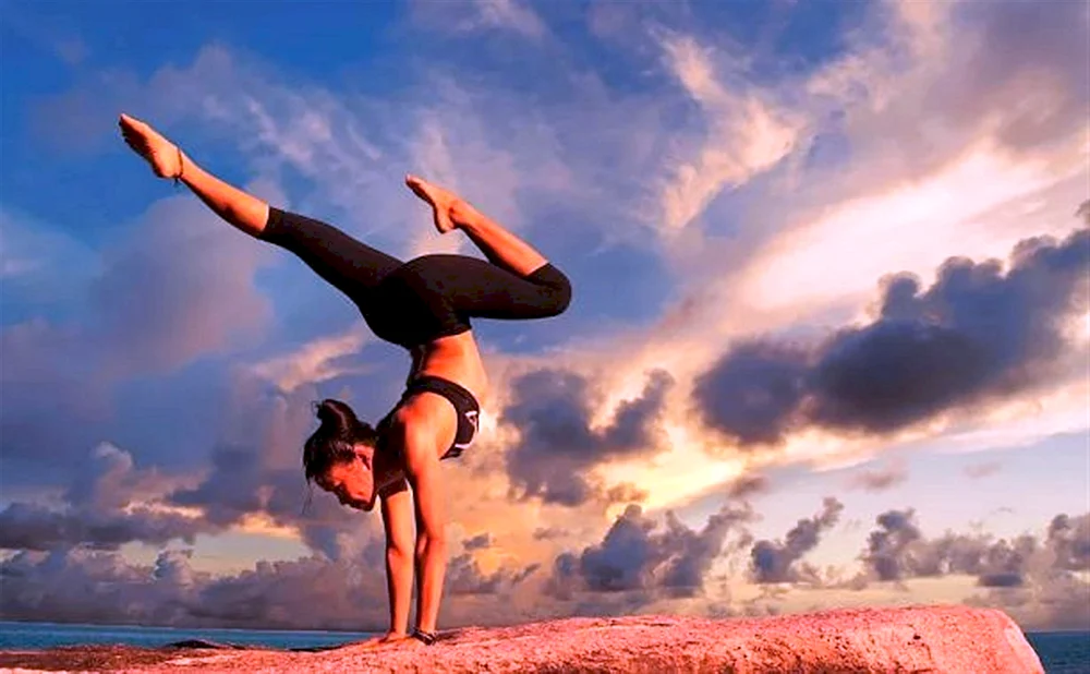 Schönes Yoga