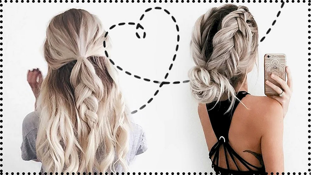 Schöne einfache Frisuren für langes Haar