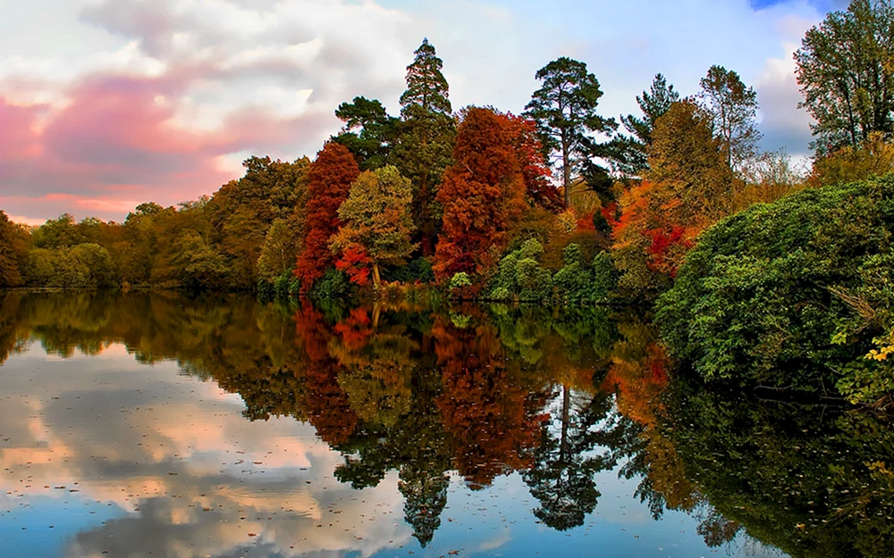 Dunai River Mountains Herbst
