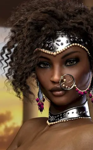 Schöne afrikanische Frauen