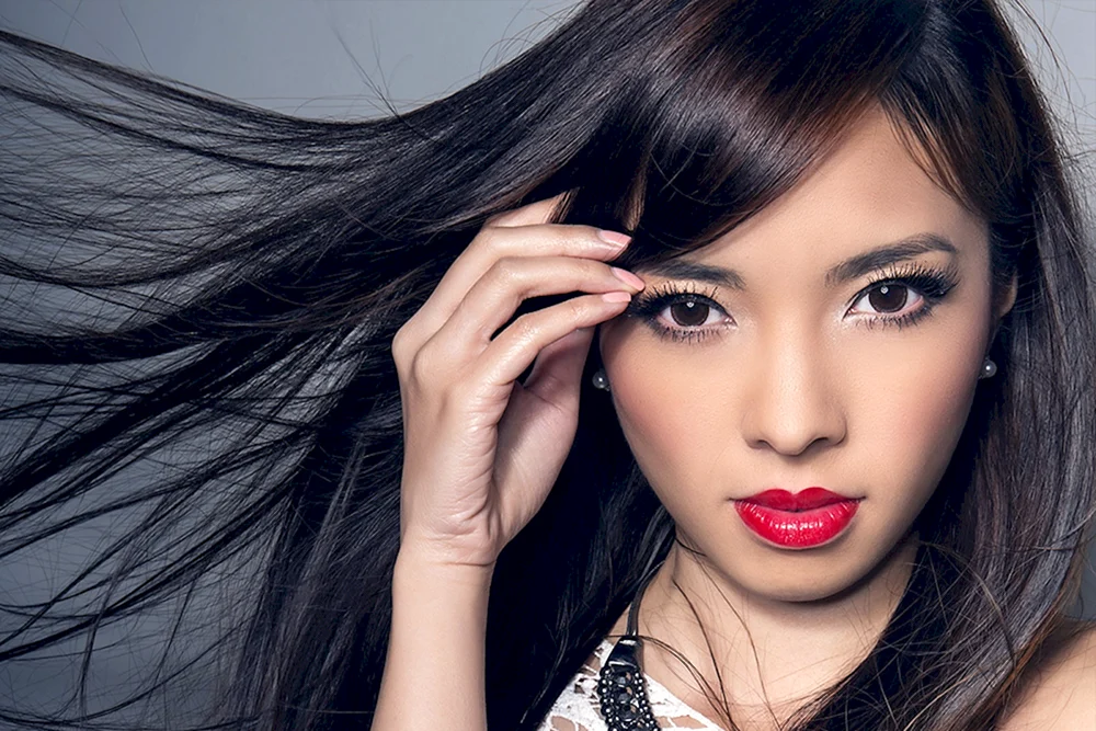 Schöne asiatische Mädchen