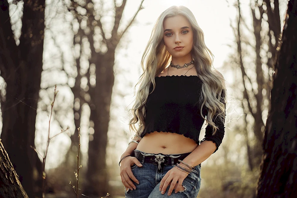 Blondes Haar