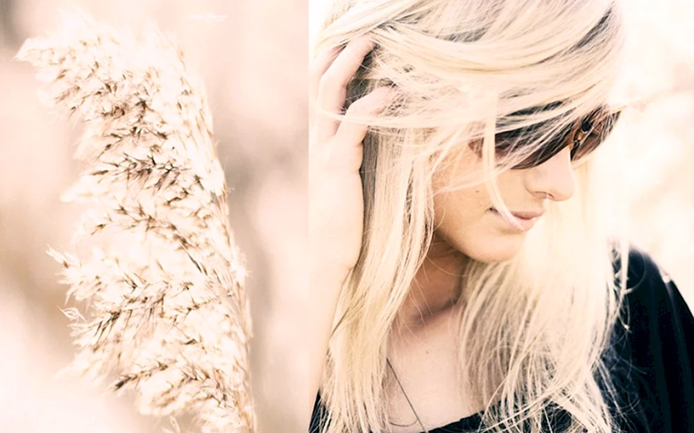 Schöne blonde Mädchen