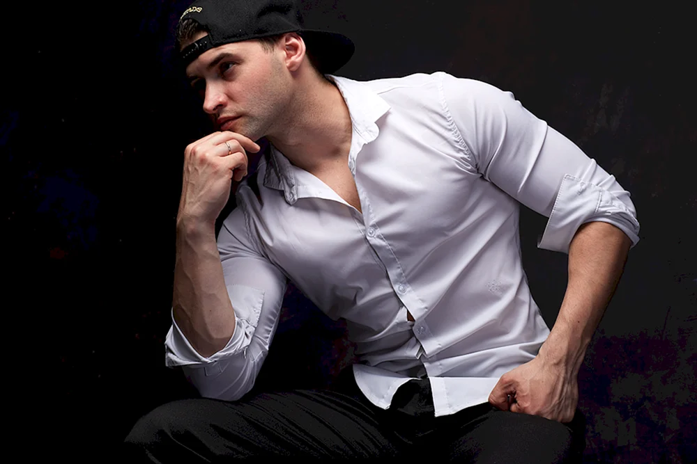 Fotoshooting mit einem Mann