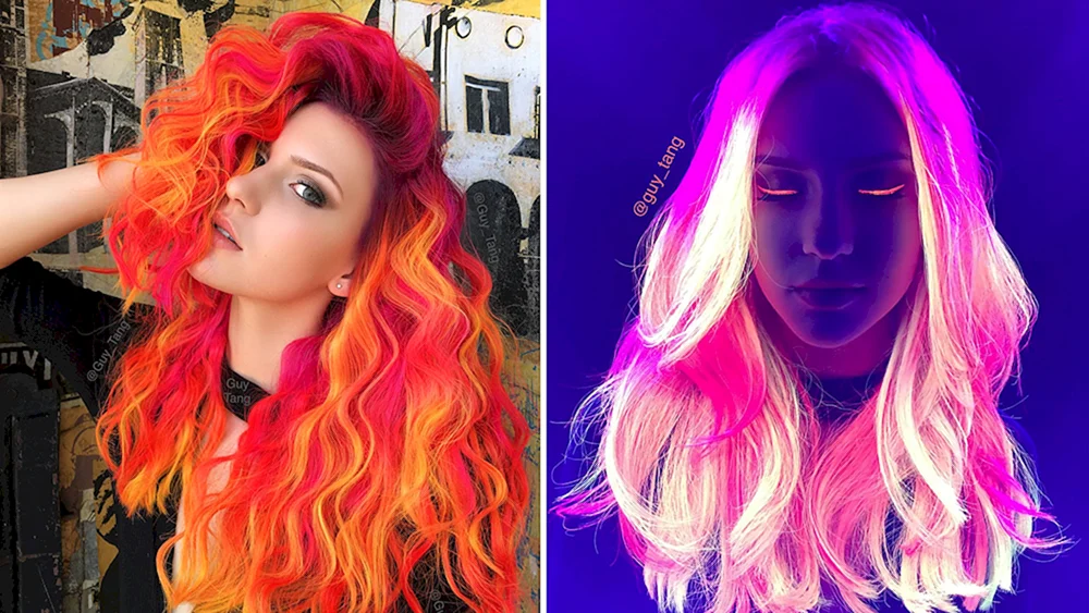 Balayage auf mittlerem Haar