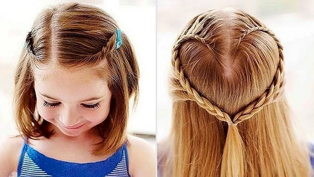Schöne Frisuren für Mädchen. Mädchen