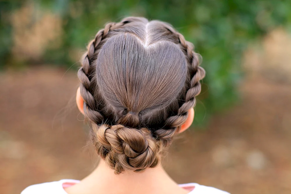 Korbfrisuren für Mädchen