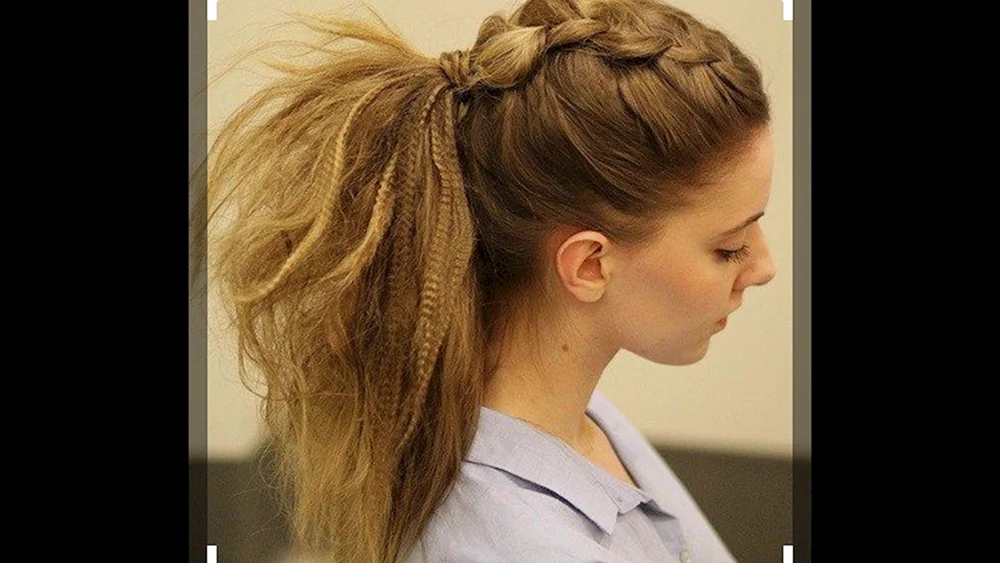 Schöne Frisuren mit Goffre