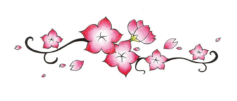 Süße Blumen Zeichnungen