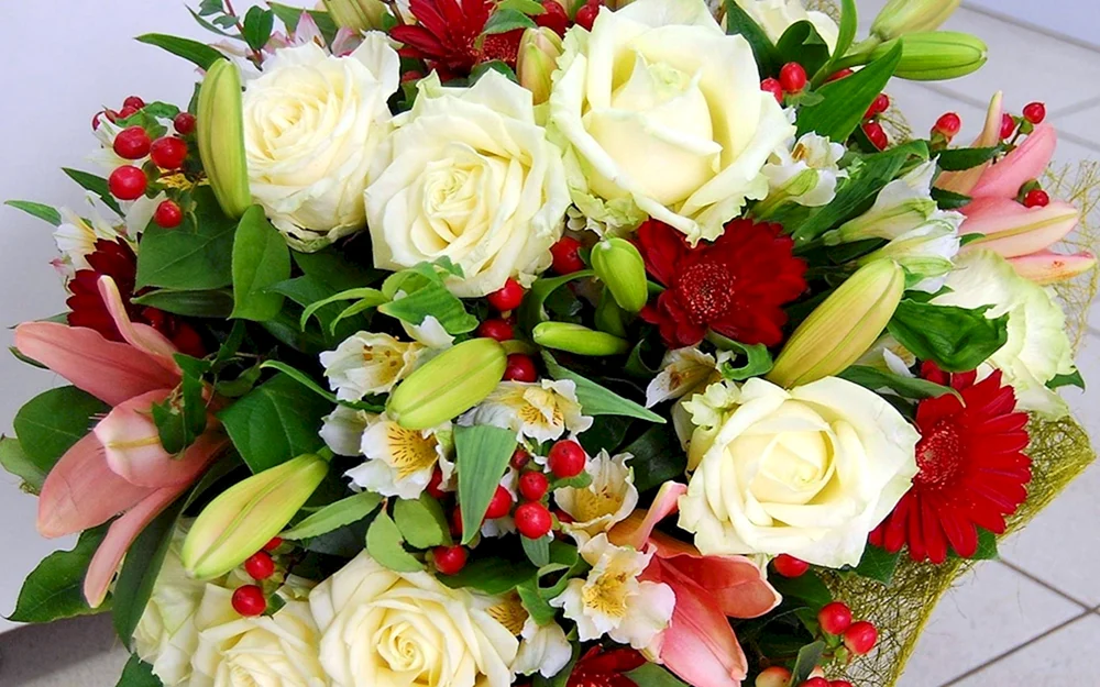 Schöner Blumenstrauß