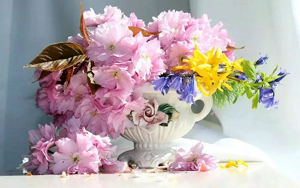 Schöner Strauß in einer Vase