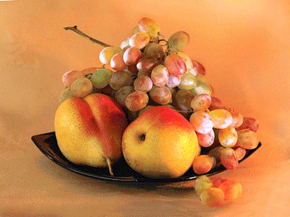 Schönes Stilleben mit Früchten