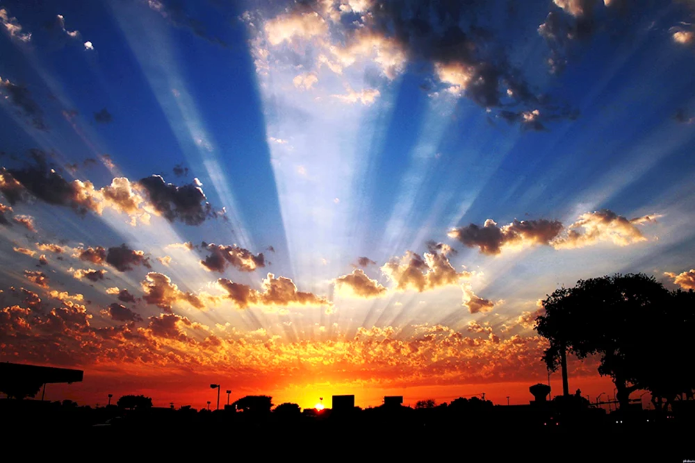 Schöner Sonnenaufgang