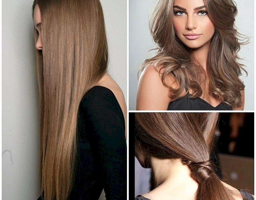 Schöne blonde Haarfarbe