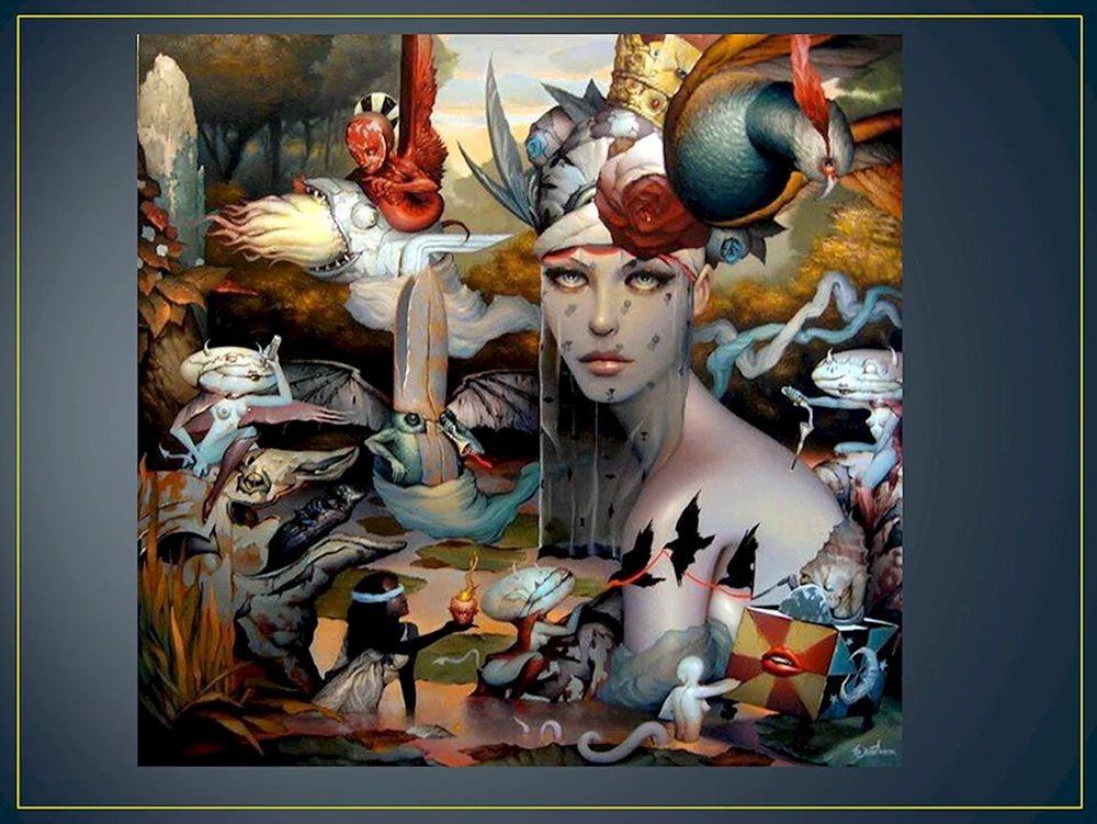 Schöner Surrealismus des Künstlers Dan Quintana