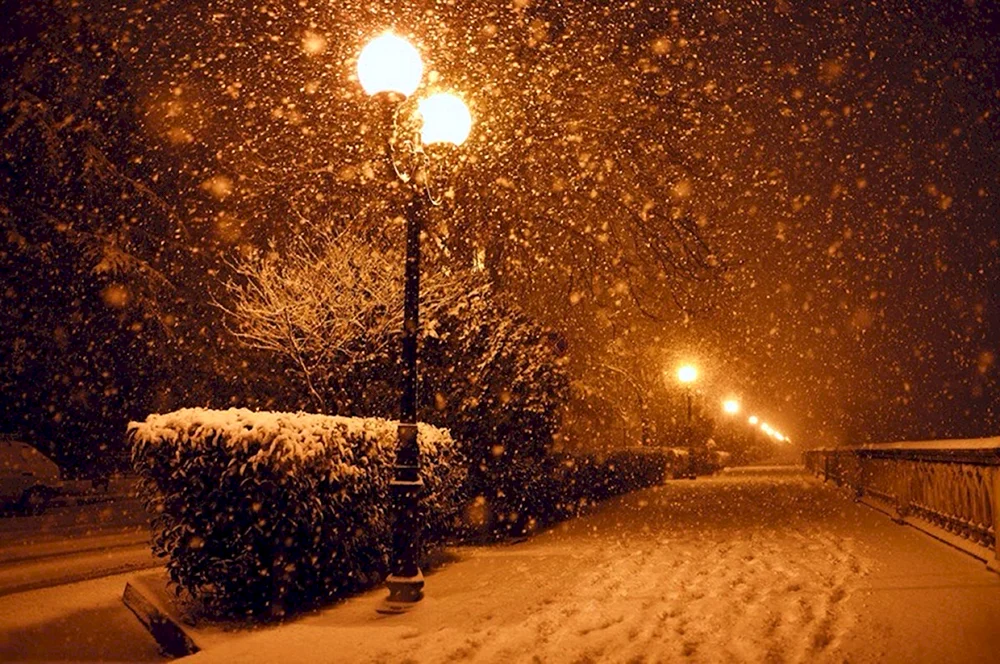 Fallender Schnee