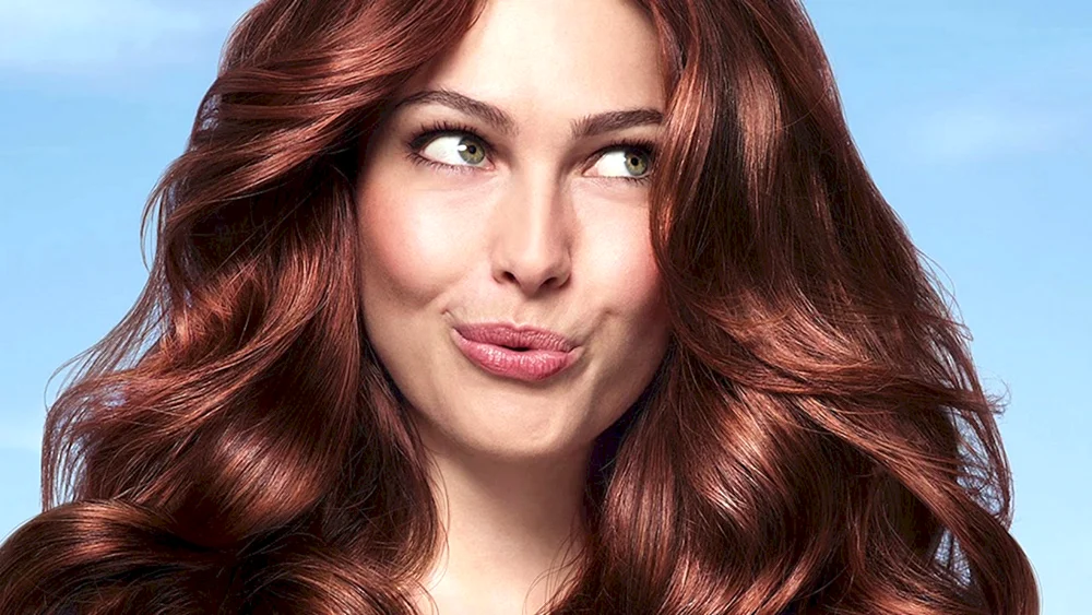 Schöne Haarfarbe